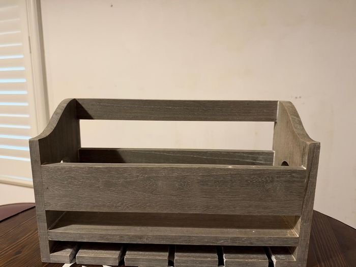 Wine shelf with glass holder
