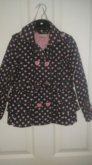 Beautiful Grey /Pink Coat from NEXT