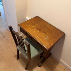 Hall table & chair