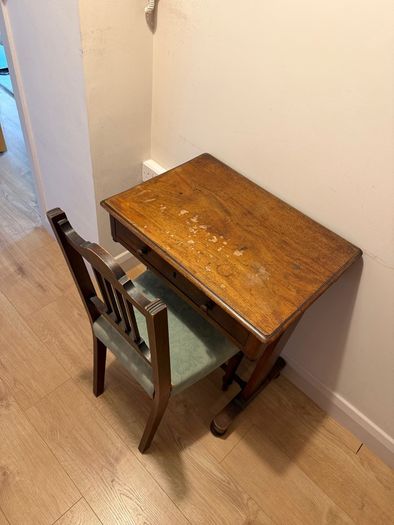 Hall table & chair