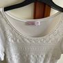 White t-shirt, size UK8(36) Image 2