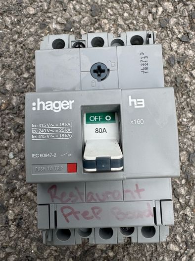 Hager 80a Mccb