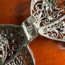 Antique filigree silver Brooch Image 6