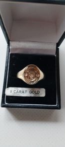 Man united 9 carat gold Ring