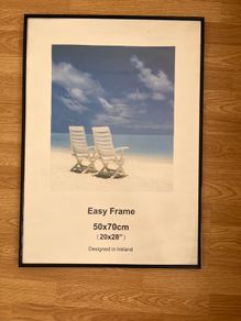 6 Black Picture & Poster Frames