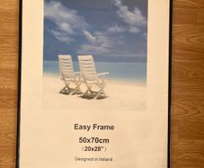 6 Black Picture & Poster Frames