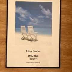 6 Black Picture & Poster Frames