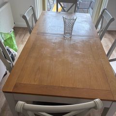 Dining table and chairs