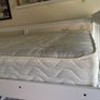 Single bed, white solid wood frame Image 4