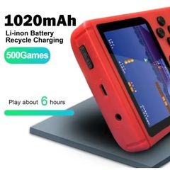 Game Box Console with Nintendo Games Red Edition