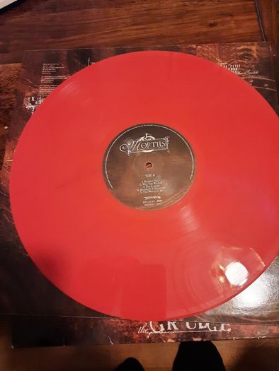 MORTIIS: The Grudge - LP -Original UK release (RARE - 98 red vinyl pressing - 3 promo flyers included)