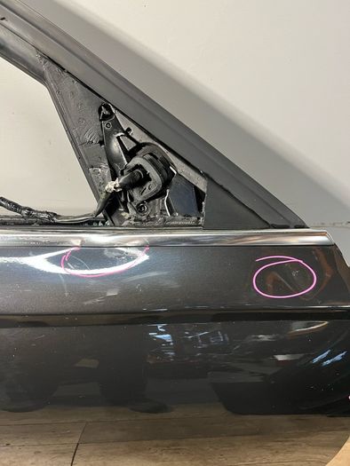 Audi A6 C7 4g 2012-2018 Saloon Offside Driver Side Front Right Door In Black Colour Lx7u