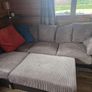 Corduroy Corner Sofa Image 2
