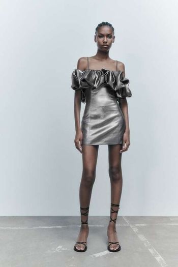 Zara Voluminous Short Dress