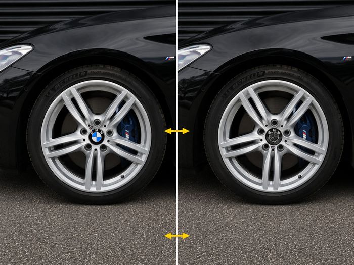 BMW Carbon Fibre Centre 68mm Caps (Black) Free Post