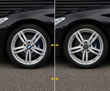 BMW Carbon Fibre Centre 68mm Caps (Black) Free Post