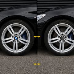 BMW Carbon Fibre Centre 68mm Caps (Black) Free Post