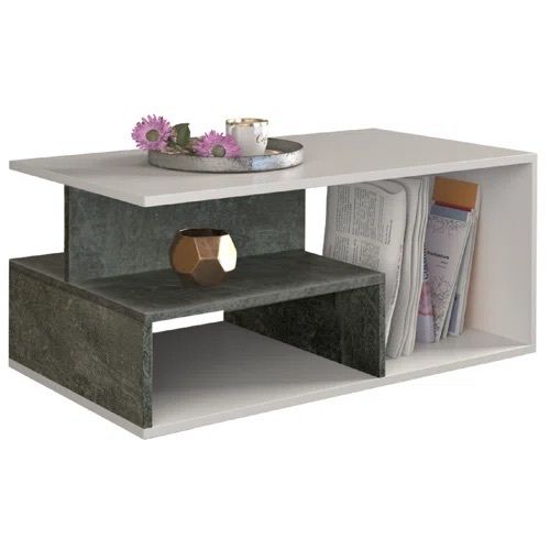 Floor Shelf Coffee Table With Storage Free Postage (multiple Colours Available)