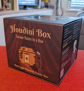 Houdini Box | Electronic Puzzle Box | Escape Room Game