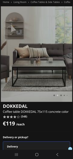 coffee table