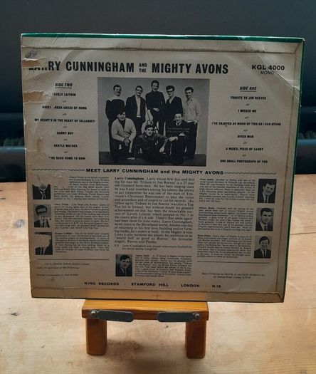 Vintage 1966 Signed Larry Cunningham LP - Two Sides Of Larry