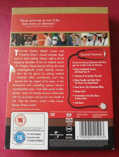 Season Three House M.D. DVD box set