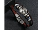 Men's Leather & Metal Alloy Bracelet - great gift + other designs available