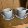 2 Little Teacup Candle Holders Image 2