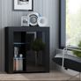 Modern Sideboard with LED lights LED Console Cabinet Living Room High Gloss Sideboard Image 5