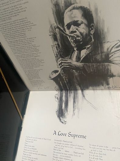 John Coltrane A Love Supreme LP vinyl record
