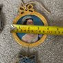 4 Vintage Handmade Christmas Tree Ornaments featuring Queen Elizabeth II Image 3