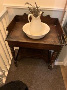 Wooden washstand