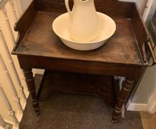 Wooden washstand