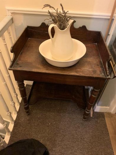 Wooden washstand