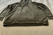 Puma Khaki Green Oversized Hoodie UK 12