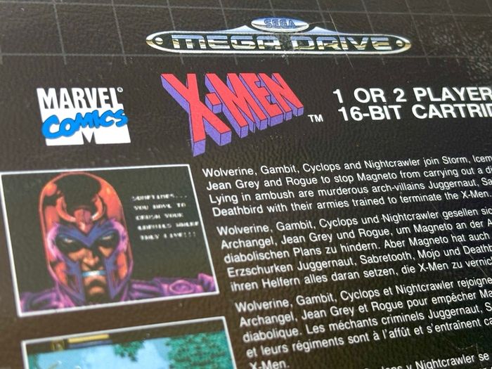 X-Men for Sega Mega Drive - Boxed and Mint
