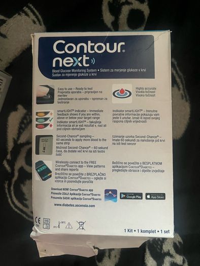 Contour Next One Wireless Blood Glucose Meter diabetic brand new