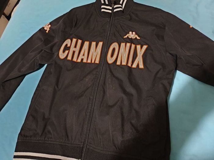kappa black orange large medium jacket