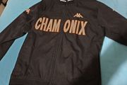 kappa black orange large medium jacket