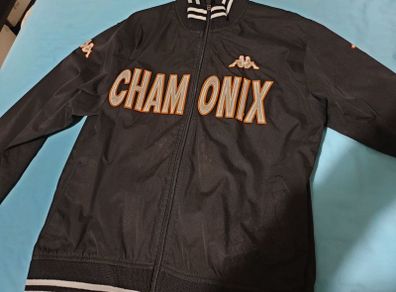 kappa black orange large medium jacket