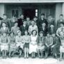 Vintage Kilrane Technical School, Wexford Pine stool Image 2