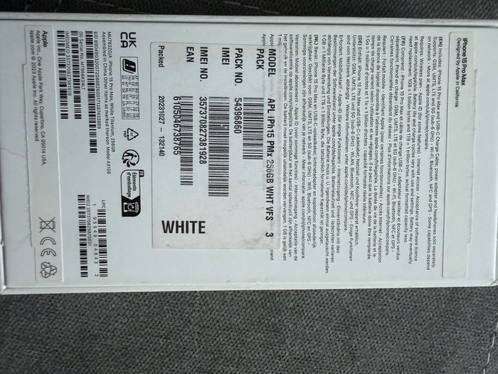iPhone 15 pro max 256 GB