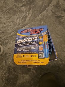 Shower tray tape