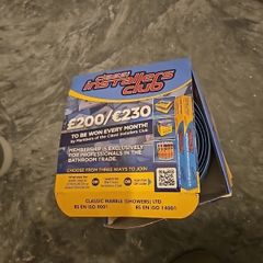 Shower tray tape