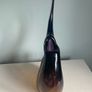 Contemporary large  15 1/4 inch heavy  studio glass vase Image 3