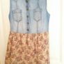 George Denim + Floral Dress - Size 8 Image 9