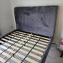 EZ Living 5ft King Size Velvet Sleigh Bed Frame Image 3