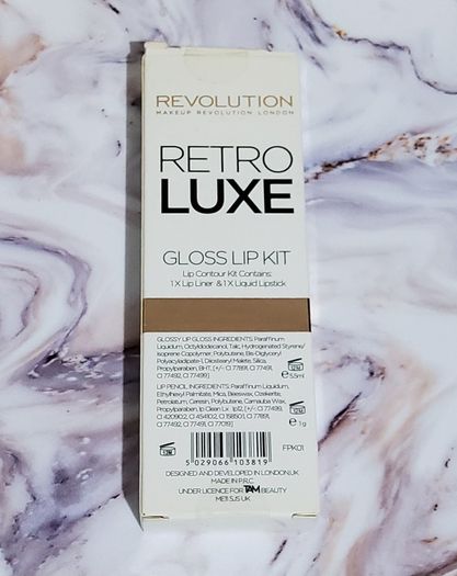 Revolution Retro Luxe Gloss Lip Kit - Truth - New