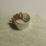 Handmade Copper and Sterling Silver Ring Image 3