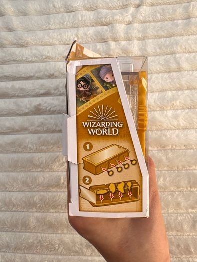 Harry Potter Micro Magical Moments Figures Ron Fluffy Hermione Mini Set Case Damaged Box Please see photos